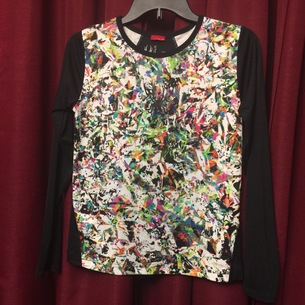 Spyder Brand-Compressed L/S Shirt-Large Kids-14/16 - Picture 1 of 4